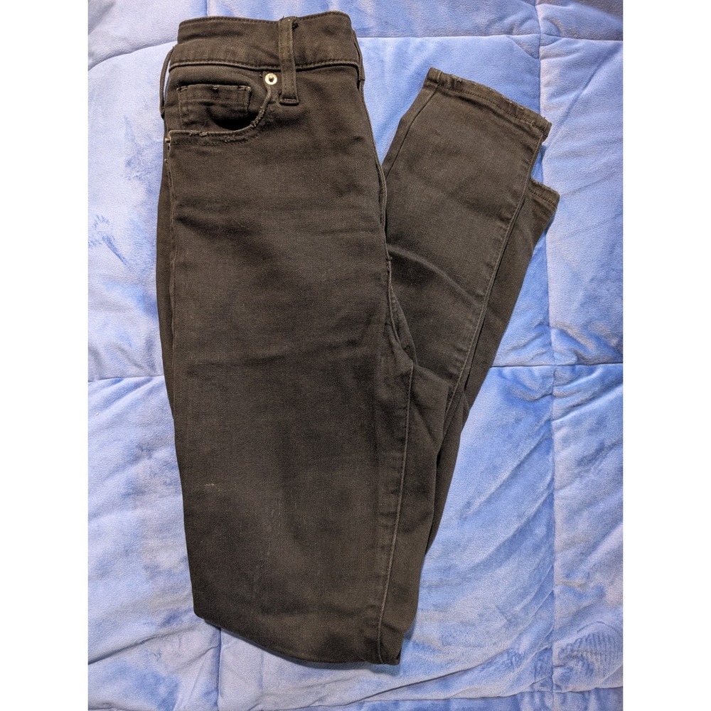 Pistola Black Skinny Jeans Mid Rise Style -Size 27‎